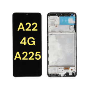 Galaxy A22 4G (A225 - 2021) LCD Assembly With Frame