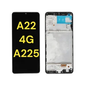 Galaxy A22 4G (A225 - 2021) LCD Assembly With Frame