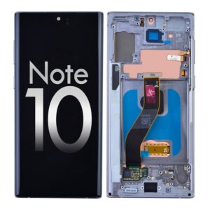 Galaxy Note 10 (N970) OLED Assembly w/ Frame (AURA BLACK) (Aftermarket OLED)
