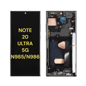 Galaxy Note 20 Ultra 5G (N985 - N986) OLED Assembly With Frame (MYSTIC BLACK)