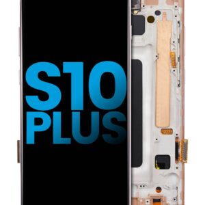 Galaxy S10 Plus (G975) LCD Assembly w/ Frame (without Finger Print Sensor) (BLACK) TFT