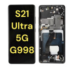 Galaxy S21 Ultra 5G G998 OLED Assembly w/ Frame (PHANTOM BLACK)