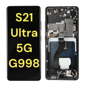 Galaxy S21 Ultra 5G G998 OLED Assembly w/ Frame (PHANTOM BLACK)
