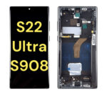 Galaxy S22 Ultra 5G OLED Assembly w/ Frame (PHANTOM BLACK)