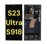 Galaxy S23 Ultra 5G S918 Screen Assembly w/ Frame (PHANTOM BLACK)