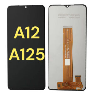 Galaxy A12 (A125 / 2020) LCD Assembly (BLACK) (Premium / Refurbished)
