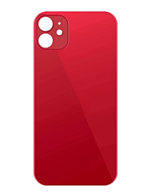 iPhone 11 Bigger Camera Hole Back Glass (RED)