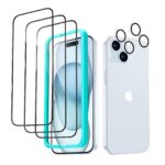 iPhone 15 PLUS (2.5D) Clear Tempered Glass (PACK OF 10)