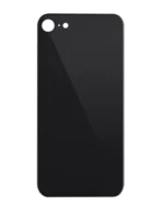 iPhone 8 SE (2020) Bigger Camera Hole Back Glass ( BLACK)