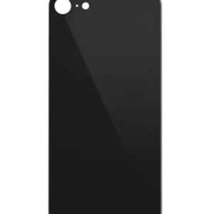 iPhone 8 SE (2020) Bigger Camera Hole Back Glass ( BLACK)