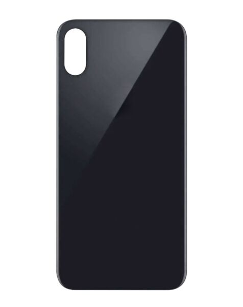 iPhone X Bigger Camera Hole Back Glass (BLACK)