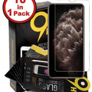 iPhone XS (2.5D) Clear Tempered Glass (PACK OF 10)