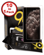 iPhone XS Max (2.5D) Clear Tempered Glass (PACK OF 10)