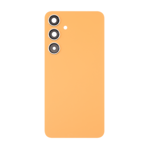 Galaxy S24 Plus Back Glass w Camera Lens & Adhesive (SANDSTONE ORANGE)