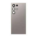 Galaxy S24 Ultra Back Glass w Camera Lens & Adhesive (TITANIUM GRAY)