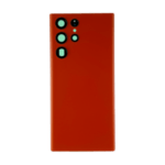 Samsung Galaxy S22 Ultra 5G Back Cover Glass With Camera Lens - (ORANGE)