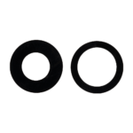 iPhone 12 / 12 Mini Back Camera Lens (Glass Only) With Adhesive (2 Piece set)