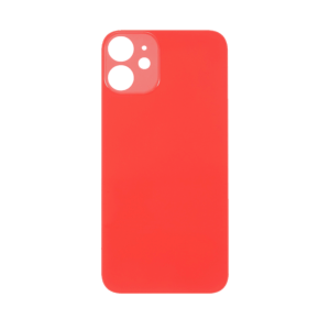 iPhone 12 Mini Bigger Camera Hole Back Glass (RED)