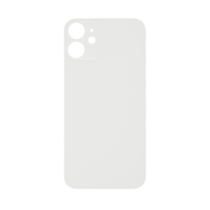 iPhone 12 Mini Bigger Camera Hole Back Glass (WHITE)