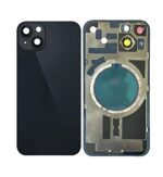 iPhone 14 Back Glass w Frame & MagSafe Magnet (BLACK)