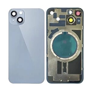 iPhone 14 Plus Back Glass w Frame & MagSafe Magnet (BLUE)