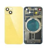 iPhone 14 Plus Back Glass w Frame & MagSafe Magnet (YELLOW)