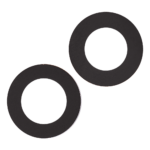 iPhone 15 - 15 Plus Rear Camera Lens (Glass Only) With adhesive