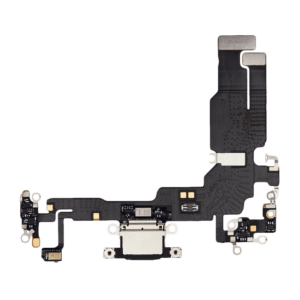 iPhone 15 Charging Port Flex - Black - Premium