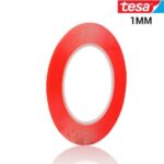 1mm 4965 TESA Double Side Adhesive Sticker Tape (33m) (RED)