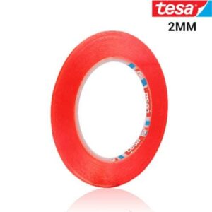 2mm 4965 TESA Double Side Adhesive Sticker Tape (33m) (RED)