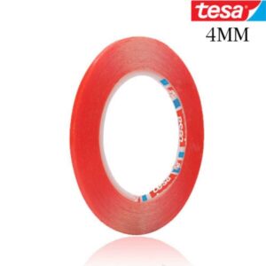4mm 4965 TESA Double Side Adhesive Sticker Tape (33m) (RED)