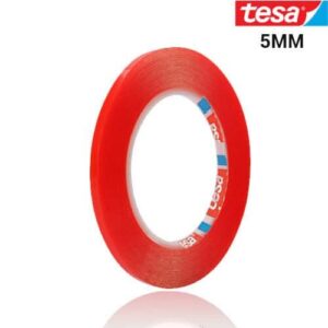 5mm 4965 TESA Double Side Adhesive Sticker Tape (33m) (RED)