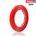 8mm 4965 TESA Double Side Adhesive Sticker Tape (33m) (RED)