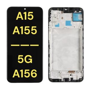 Galaxy A15 5G (A156 - 2023) A15 4G (A155 - 2023) OLED Assembly with Frame