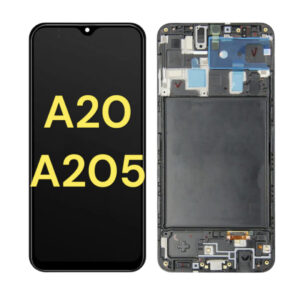 Galaxy A20 (A205U - 2019) OLED Assembly with Frame