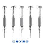 Ma Ant MY-901 Antdriver High-Precision Antirust Alloy Screwdriver - Set 5pcs (2.5mm - Torx T2 - Y0.6 - 1.2mm - 0.8mm)