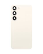 Galaxy S23 Back Glass With Camera Lens & Adhesive (WHITE)