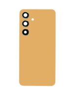 Galaxy S24 Back Glass w Camera Lens & Adhesive (SANDSTONE ORANGE)
