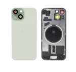 iPhone 15 Back Glass With Frame & MagSafe Magnet (GREEN)