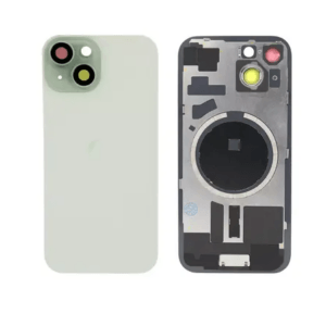 iPhone 15 Back Glass With Frame & MagSafe Magnet (GREEN)