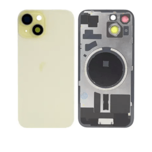iPhone 15 Back Glass With Frame & MagSafe Magnet (YELLOW)