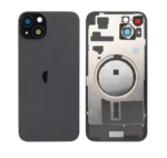 iPhone 15 Plus Back Glass With Frame & MagSafe Magnet (BLACK)