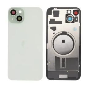 iPhone 15 Plus Back Glass With Frame & MagSafe Magnet (GREEN)