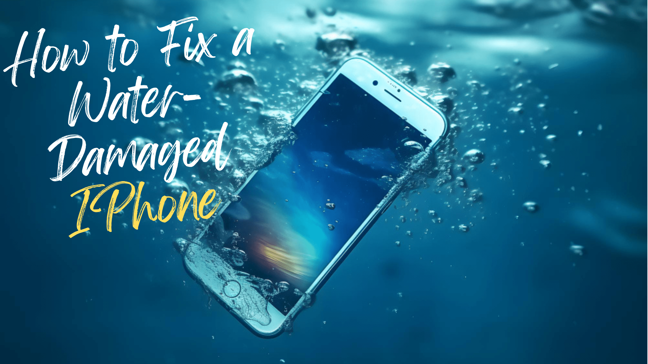 How to Fix a Water-Damaged iPhone