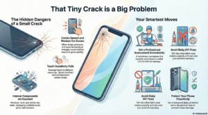 Why Small Cracks Lead to Big Problems: Tips From a Trusted Phone Screen Repair Store in Orlando, FL