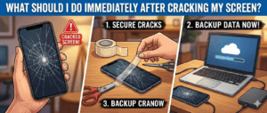 cracked phone screen repair in Orlando, FL
