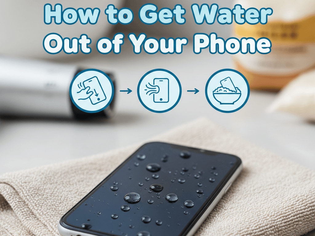 How to Get Water Out of Your Phone
