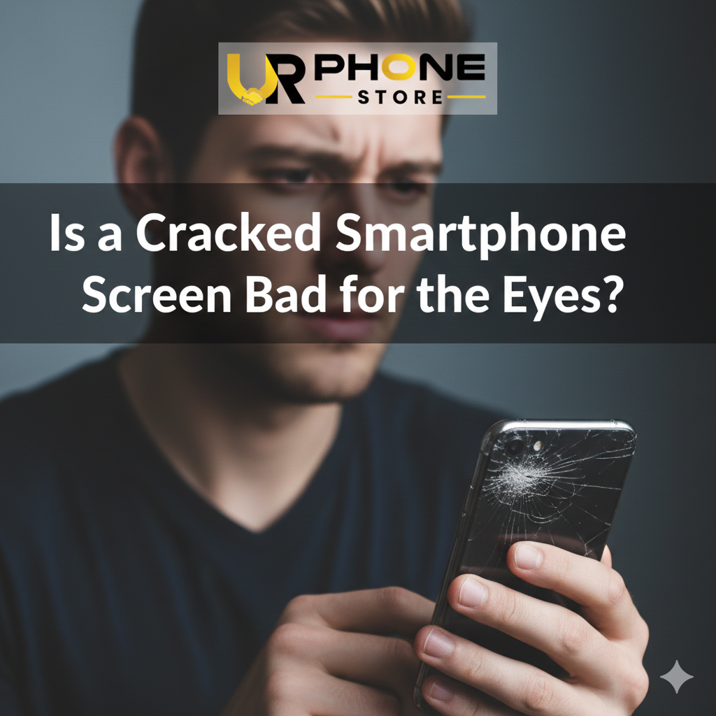 Is a Cracked Smartphone Screen Bad for the Eyes?
